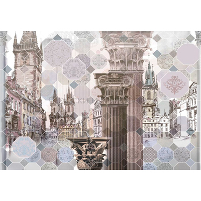 Фреска Affresco (Аффреско) Современный стиль Графика и орнамент Арт. ID135815