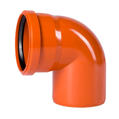 Отвод Ostendorf (Остендорф) KGB канализационный 221240 L 132 мм 87° ø125 мм