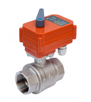 Кран шаровой Neptun (Нептун) Bugatti Pro 220В с электроприводом 1 1/2