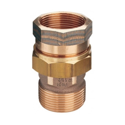 Американка Viega (Виега) бронза с плоским уплотнением НР-ВР 3″ (651169)