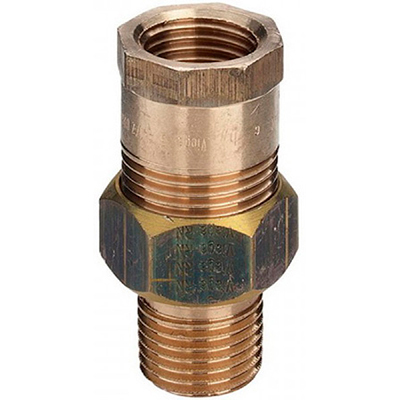 Американка Viega (Виега) бронза с конусным уплотнением НР-ВР 3/4″ (447014)