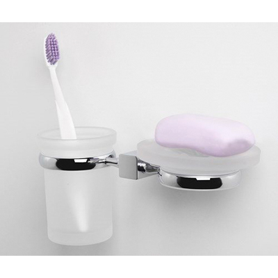 Держатель стакана и мыльницы Wasserkraft (Васеркрафт) Lippe К-6500 K-6526 9061555