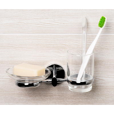 Держатель стакана и мыльницы Wasserkraft (Васеркрафт) Rhein К-6200 K-6226 9062129