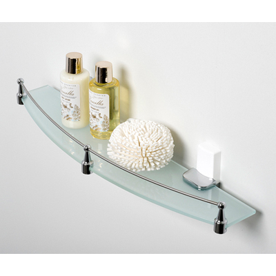 Полка стеклянная с бортиком Wasserkraft (Васеркрафт) Leine K-5000WHITE K-5044WHITE 9061805