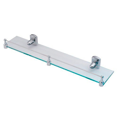 Полка стеклянная с бортиком Wasserkraft (Васеркрафт) Oder К-3000 K-3044 9060448