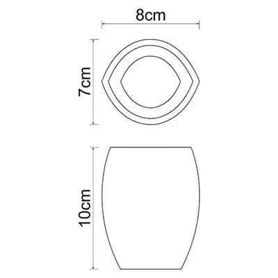 Стакан для зубных щеток Wasserkraft (Васеркрафт) Eider К-33300 K-33328 9061373