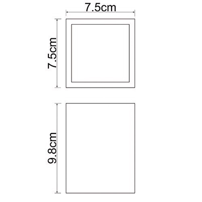 Стакан для зубных щеток Wasserkraft (Васеркрафт) Leine K-3800 K-3828 9061743