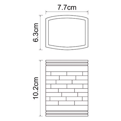 Стакан для зубных щеток Wasserkraft (Васеркрафт) Main K-4700 K-4728 9061747