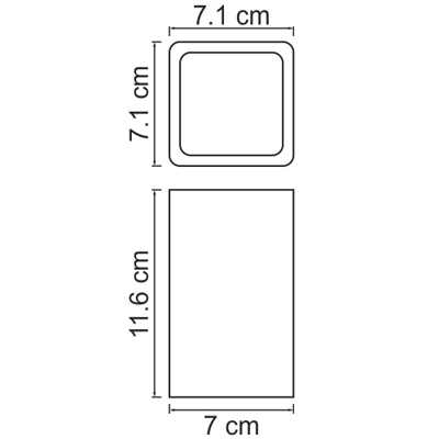 Стакан для зубных щеток Wasserkraft (Васеркрафт) Oder K-9600 K-9628 9062529