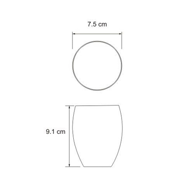 Стакан для зубных щеток Wasserkraft (Васеркрафт) Ruwer K-6700 K-6728 9060521