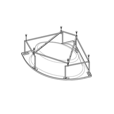 Монтажный комплект к ванне Santek МЕЛВИЛЛ 140х140 арт. 1WH302403