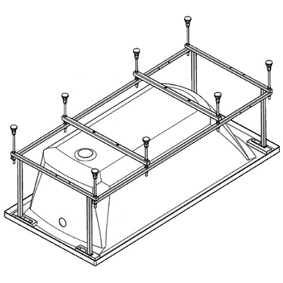 Монтажный комплект к ванне Santek МОНАКО XL 170х75 арт. 1WH112423