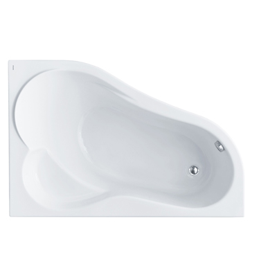 Ванна ассиметричная Santek (Сантек) акриловая ИБИЦА 1500х1000 мм белая правосторонняя арт. 1WH112035, (без монтажного комплекта/ножек)