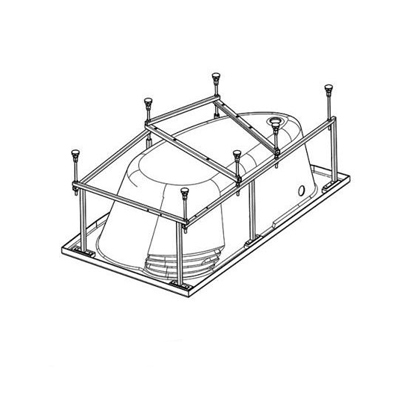 Монтажный комплект к ванне Santek ЭДЕРА 170х110 арт. 1WH112426