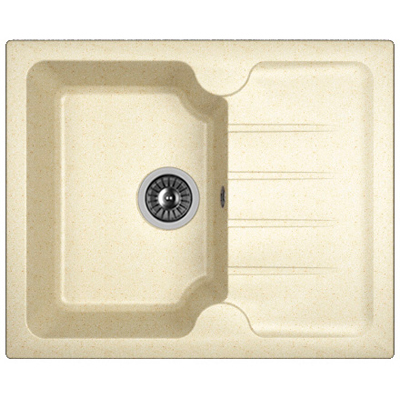 Мойка кухонная прямоугольная Dr. Gans (Др. Ганс) Лора 620 Латте (25.020.A0620.403)