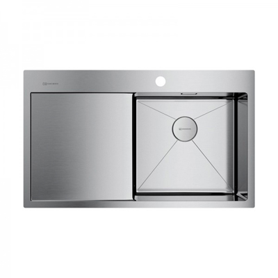 Мойка кухонная прямоугольная Omoikiri (Омойкири) Akisame 86-IN-R Светлое золото (4993763)