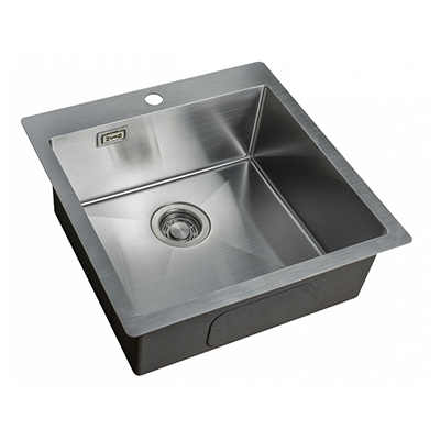 Мойка кухонная квадратная Zorg (Зорг) Light Хром (ZL R 510510)