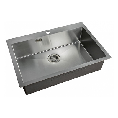 Мойка кухонная прямоугольная Zorg (Зорг) Light Хром (ZL R 750510)