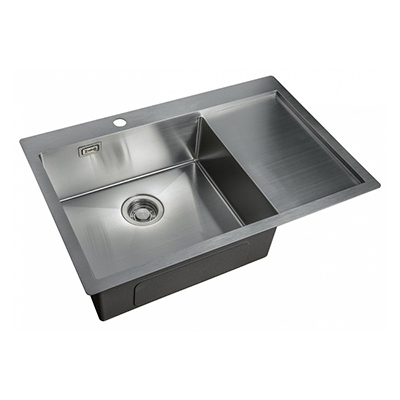 Мойка кухонная прямоугольная Zorg (Зорг) Light Хром (ZL R 780510-L)