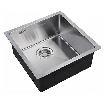 Мойка кухонная квадратная Zorg (Зорг) Light Хром (ZL R 440440)