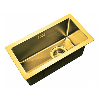 Мойка кухонная прямоугольная Zorg (Зорг) PVD Бронза (ZL R 230440 BRONZE)