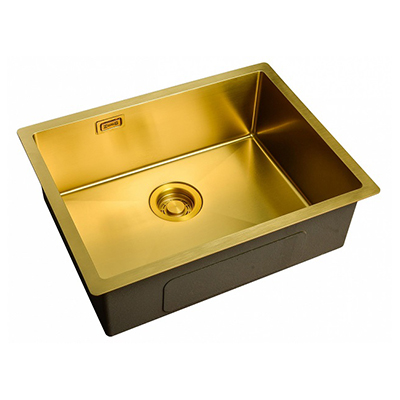 Мойка кухонная прямоугольная Zorg (Зорг) Light Бронза (ZL R 580440 BRONZE)