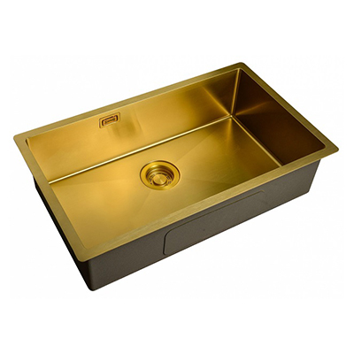 Мойка кухонная прямоугольная Zorg (Зорг) Light Бронза (ZL R 740440 BRONZE)