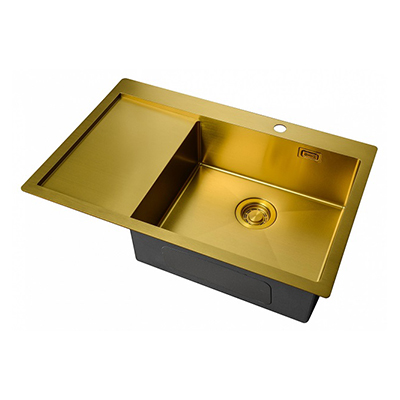 Мойка кухонная прямоугольная Zorg (Зорг) Light Бронза (ZL R 780510-R BRONZE)