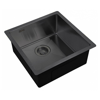 Мойка кухонная квадратная Zorg (Зорг) Light Графит (ZL R 440440 GRAFIT)