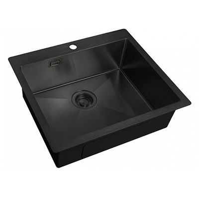 Мойка кухонная прямоугольная Zorg (Зорг) Light Графит (ZL R 590510 GRAFIT)