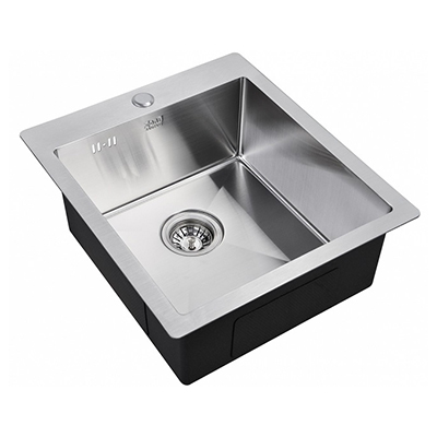 Мойка кухонная прямоугольная Zorg (Зорг) Inox R Хром (R 4551)