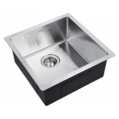Мойка кухонная квадратная Zorg (Зорг) Inox R Хром (R 4444)