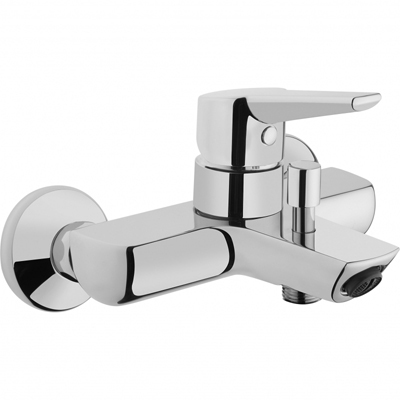 Смеситель Vitra (Витра) для ванны с душем Solid S Хром (A42444EXP)