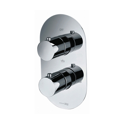 Термостатический смеситель для ванны и душа Wasserkraft (Васеркрафт) Berkel 4844 Thermo хром