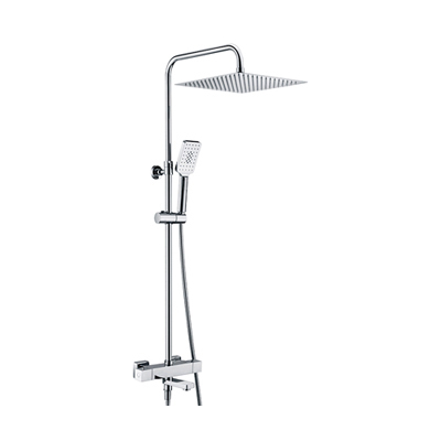 Душевой комплект с термостатическим смесителем Wasserkraft (Васеркрафт) A19901 Thermo хром