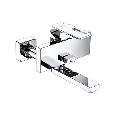 Смеситель для ванны с коротким изливом Wasserkraft (Васеркрафт) Alme 1501 хром