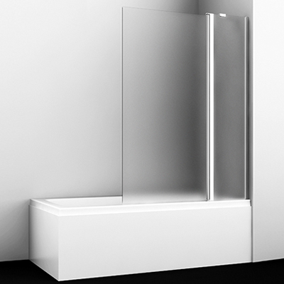 Стеклянная шторка на ванну Wasserkraft (Васеркрафт) Berkel 48P02-110R Matt glass Fixed 9062475