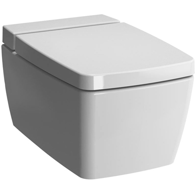 Унитаз подвесной Vitra (Витра) безободковый с функциями VitrAflush и VitrAfresh, емкость для чистящий жидкости Metropole Rim-Ex Белый (с сидушкой и без бачка) (7672B003-1686)