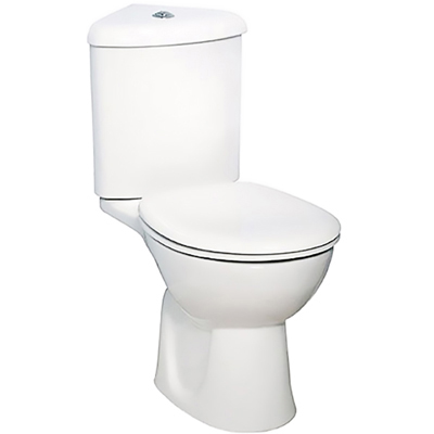 Унитаз напольный Vitra (Витра) угловой Arkitekt Белый (с сидушкой и бачком) (9754B003-7201)