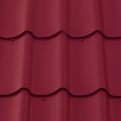 Металлическая черепица Grand Line (Гранд Лайн) Classic 0,5 мм вишневая (м2)