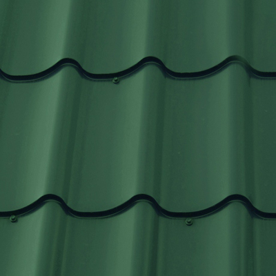 Металлическая черепица Grand Line (Гранд Лайн) Classic 0,5 мм зеленая (м2)