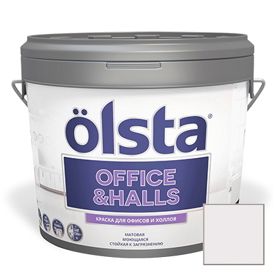 Краска интерьерная Olsta Office and Halls 134A Melkeveien 0,9 л Краска интерьерная Olsta Office and Halls 134A Melkeveien 0,9 л
