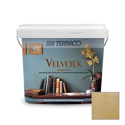 Декоративное покрытие Terraco (Террако) Velvetex Вельветтекс VC-380 1 кг