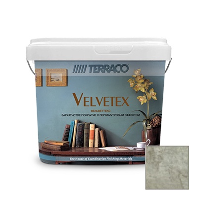 Декоративное покрытие Terraco (Террако) Velvetex Вельветтекс VE-580 1 кг
