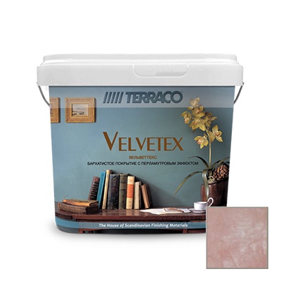 Декоративное покрытие Terraco (Террако) Velvetex Вельветтекс VA-140 1 кг