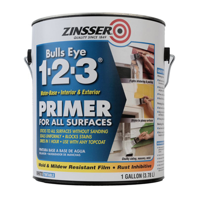 Bulls eye перевод. Грунтовка Zinsser bulls. Zinsser 1 2 3. Zinsser 02004 bulls Eye 1-2-3 all surface primer. Блокирующий грунт.