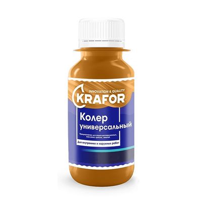 Колер Krafor универсальный желто-коричневый 0,1 л Колер Krafor универсальный желто-коричневый 0,1 л