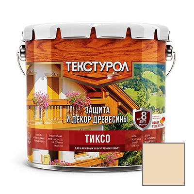 Средство для защиты древесины Текстурол Тиксо Бесцветный 3 л Средство для защиты древесины Текстурол Тиксо Бесцветный 3 л
