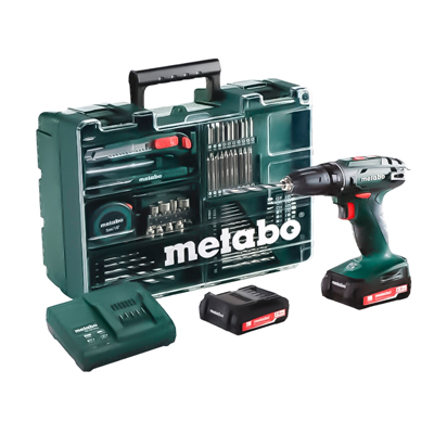 Аккумуляторный винтоверт Metabo BS 14,4 с набором оснастки (602206880) Аккумуляторный винтоверт Metabo BS 14,4 с набором оснастки (602206880)