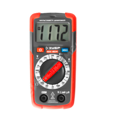 Мультиметр Зубр MX-804 цифровой (59804) Мультиметр Зубр MX-804 цифровой (59804)